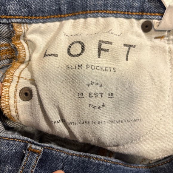 Loft Ann Taylor Women's Blue Jeans, Modern Skinny, Size 27 - Picture 7 of 10